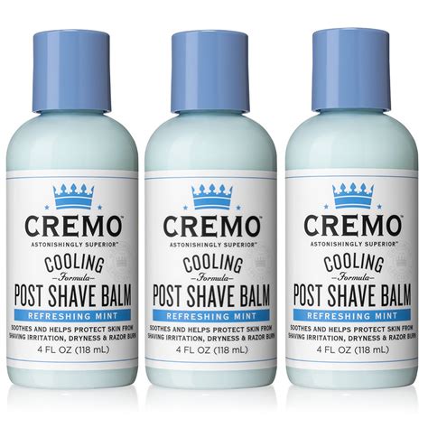 cremo post shave balm.